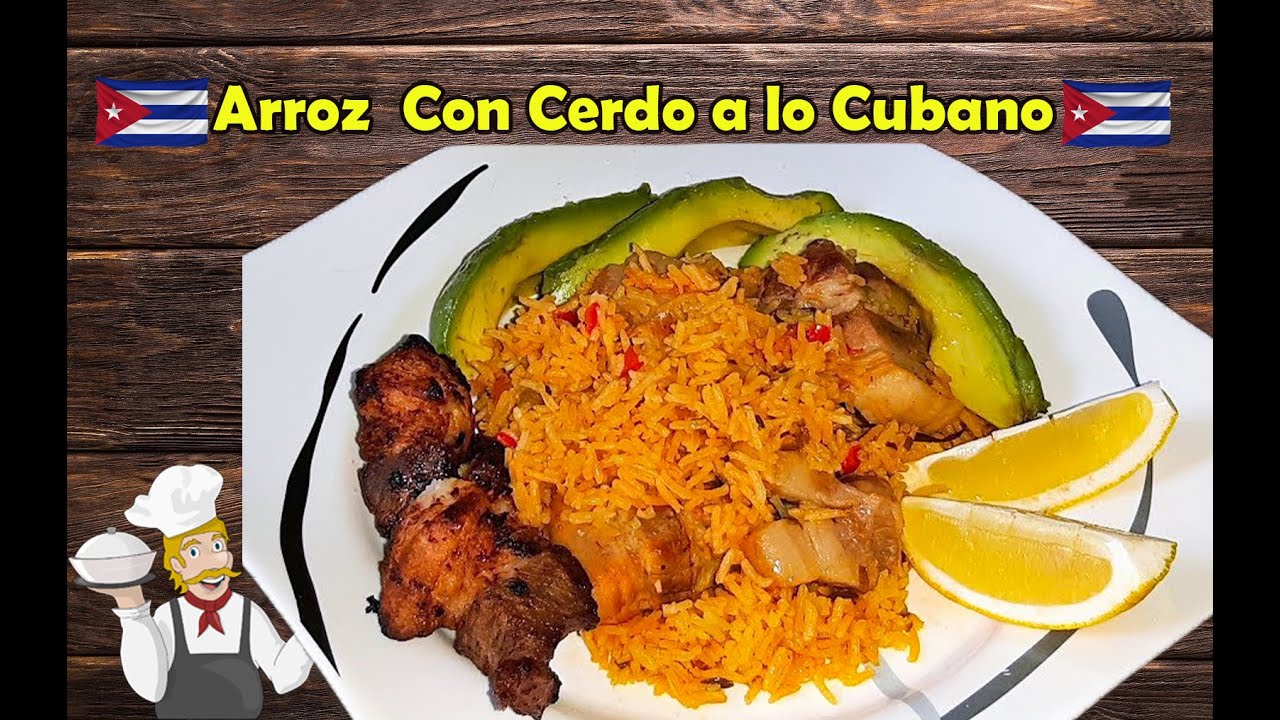 Arroz  con cerdo a lo cubano/Arroz amarillo con lechón