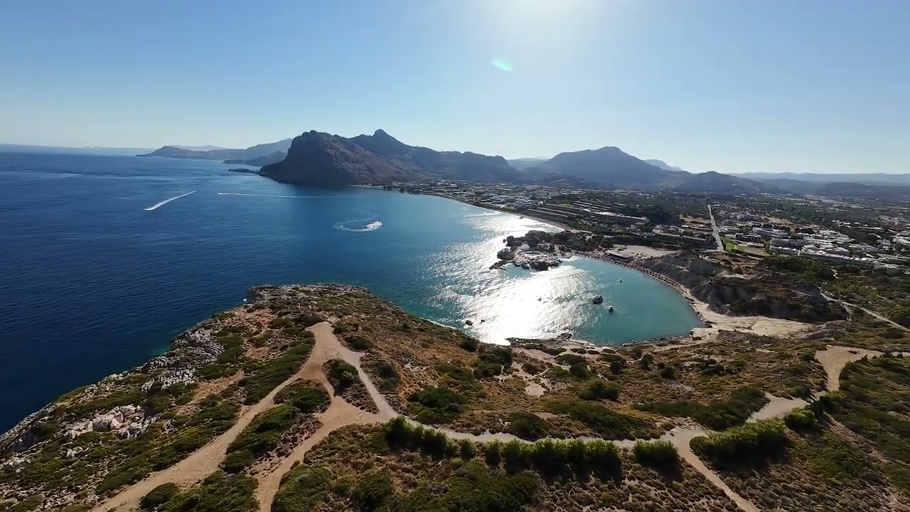 Kolymbia Beach, Rhodes - FPV drone