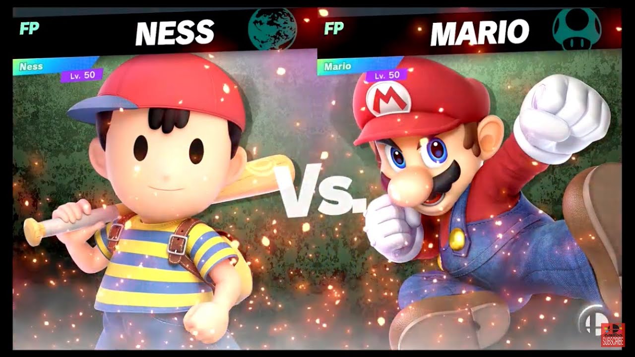 Super Smash Bros Ultimate Amiibo Fights – 9pm Poll Ness vs Mario