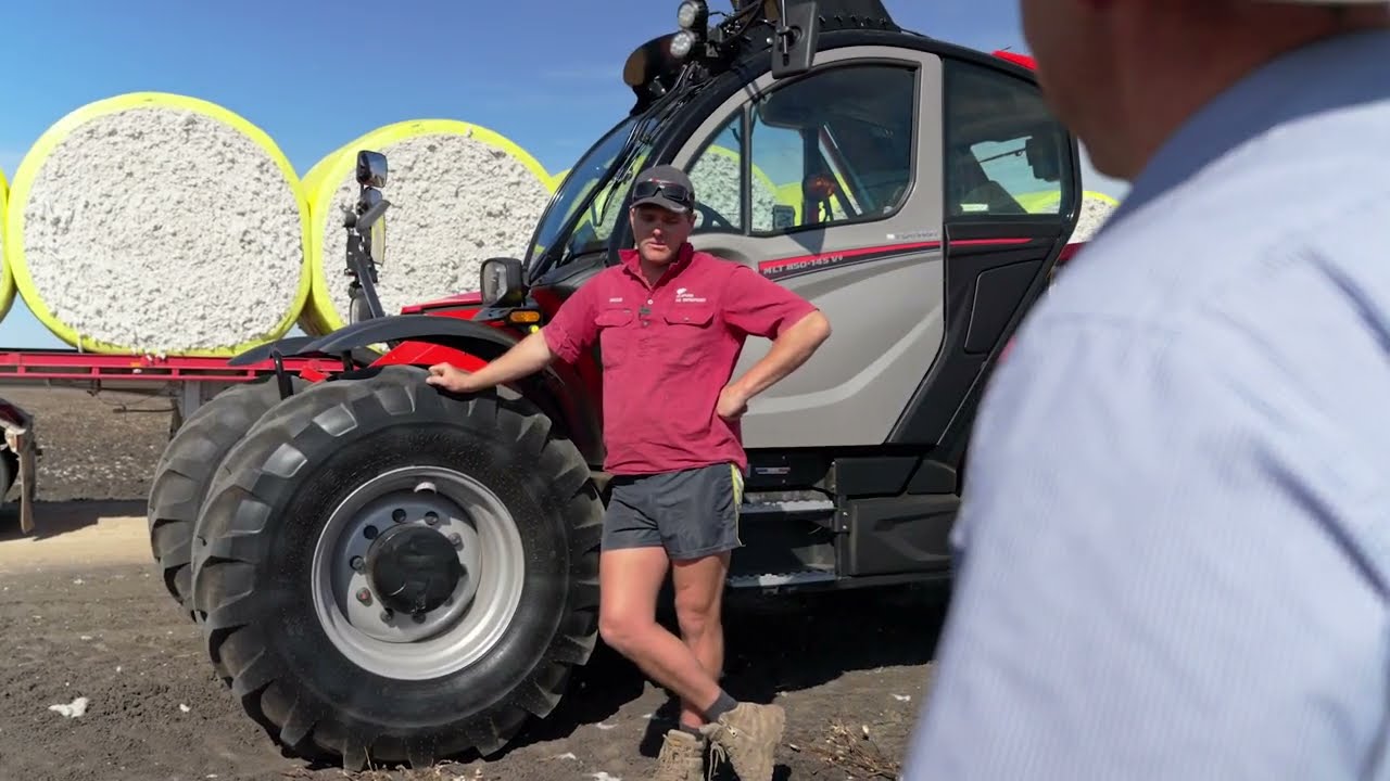 Manitou Cotton Master MLT850 & MLT961 NewAg XL telehandlers customer testimonial
