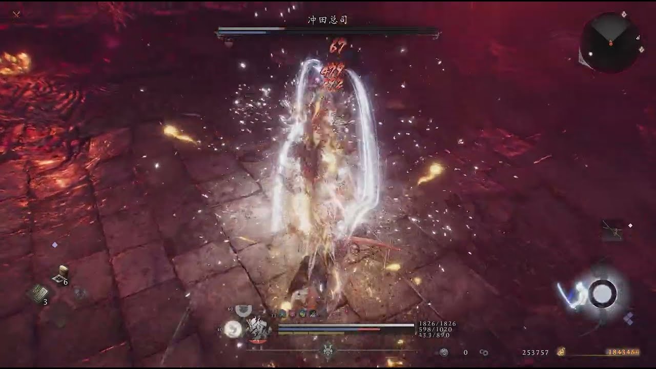[PS5] 仁王３, 冲田总司， 双刀 50级