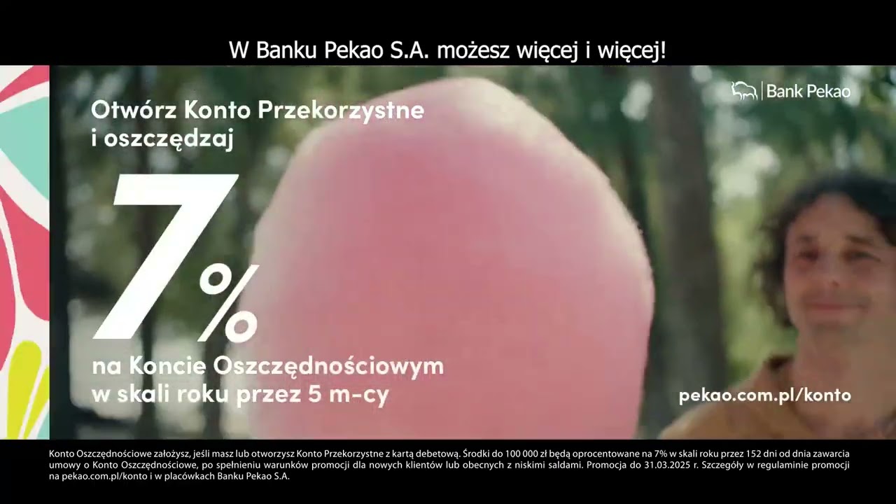 7% w skali roku na Koncie Oszczędnościowym | Bank Pekao S.A.