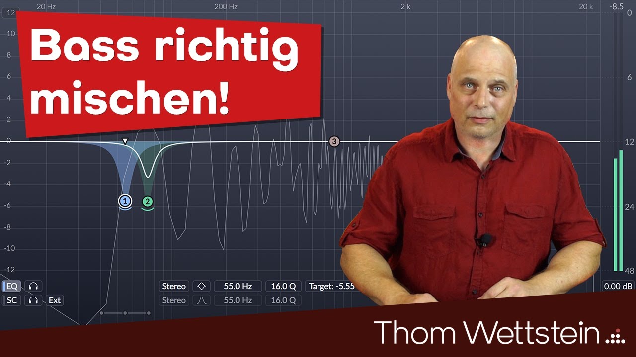 Bass richtig mischen. Wie du einen konstanten Bass in deinem Mastering hinkriegst!