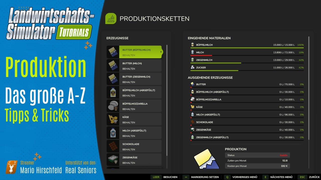 Das A-Z der Produktionen im LS25: So wird es gemacht!