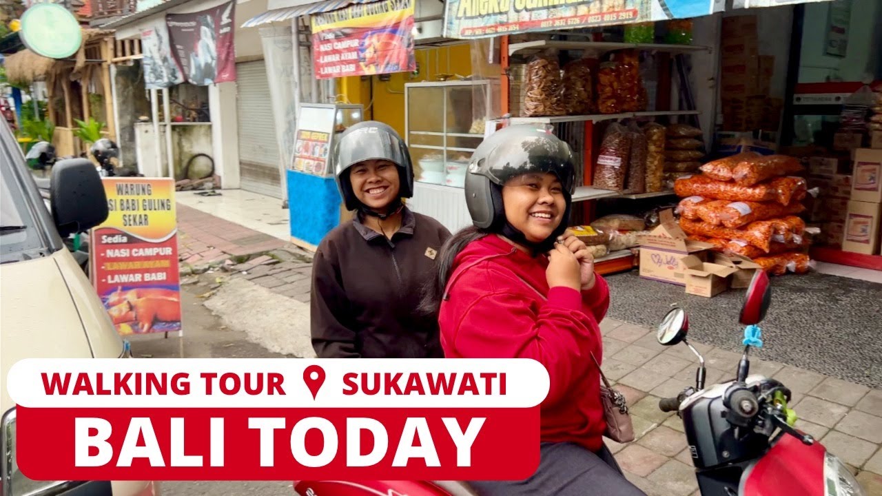 🇮🇩 BALI TODAY | 4K Virtual Walking Tour 2023 in SUKAWATI Bali Indonesia | City walks Bali now 2023