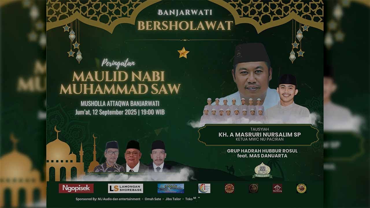 BANJARWATI BERSHOLAWAT BERSAMA MAS DANUARTA FEAT HADRAH HUBBUR ROSUL