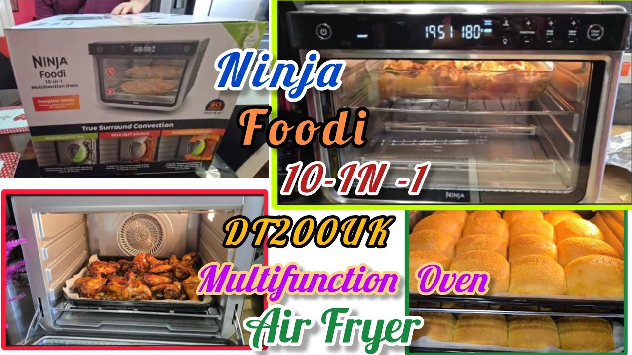 NINJA FOODI 10 -IN-1 DT200 UK MULTIFUNCTION OVEN AND AIR FRYER / UNBOXING AND HONEST REVIEW ❤️