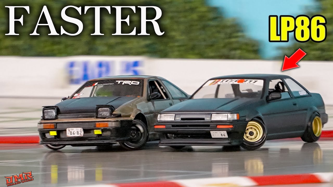 【ラジドリ】FASTERでハチロクる！【LP-86】【RC DRIFT】【ラジコン ドリフト】