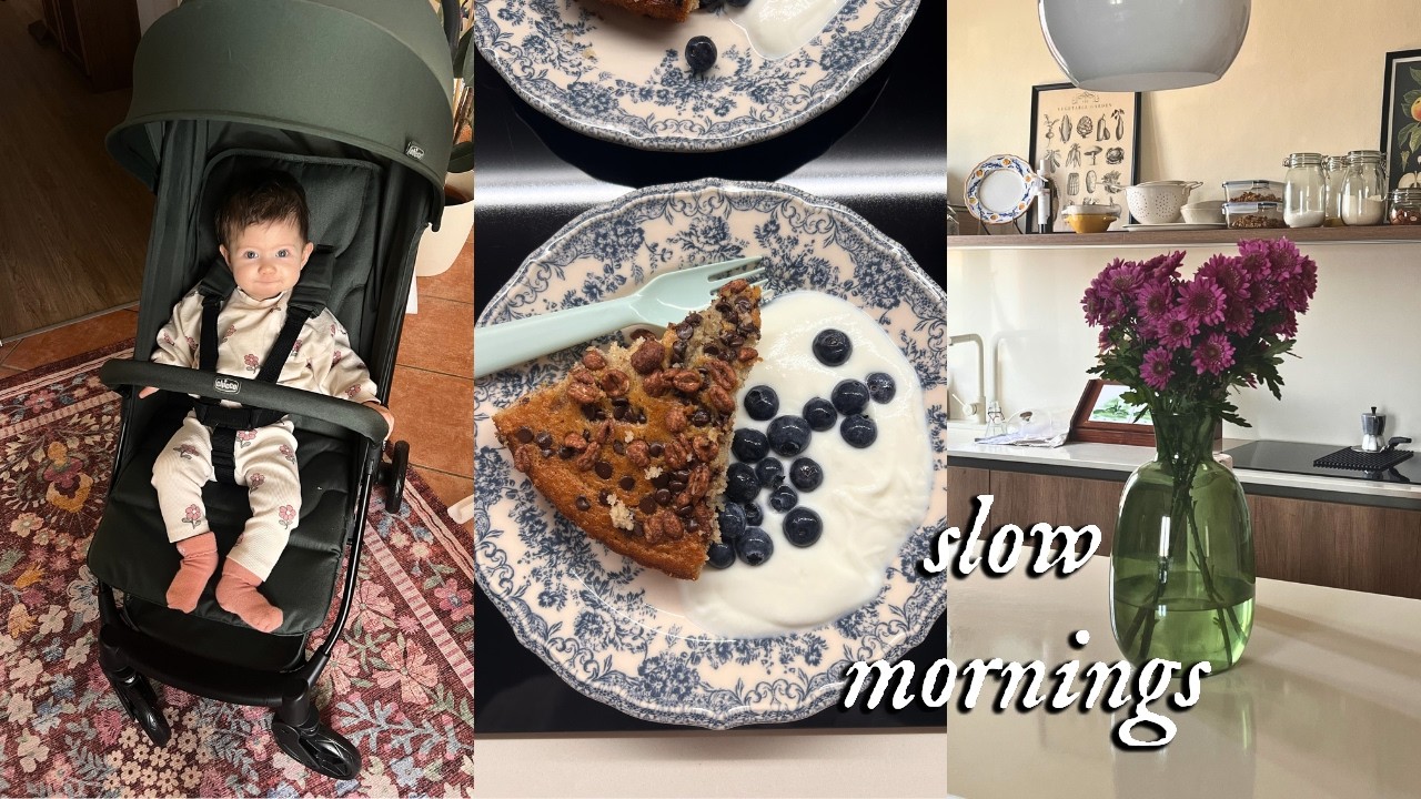 slow mornings as a new mom | simple meals & kitchen reset