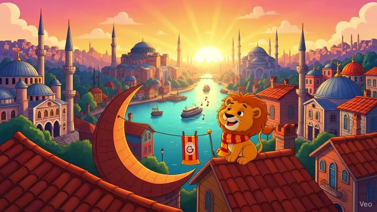 Cim Bom Bom &ndash; Aslan Y&uuml;rekli &Ccedil;ocuklar | &Ccedil;ocuk Şarkısı | Galatasaray Marşı