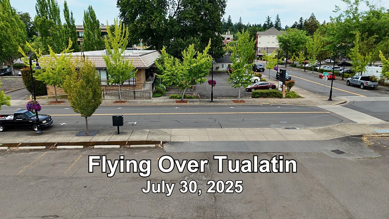 Flying Over Tualatin, Oregon - July 30th, 2025