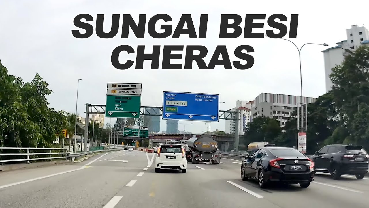 Drive Kuala Lumpur: Dari Plaza Tol Sg Besi (PLUS) - MRR2 - Jalan Kuari, Cheras