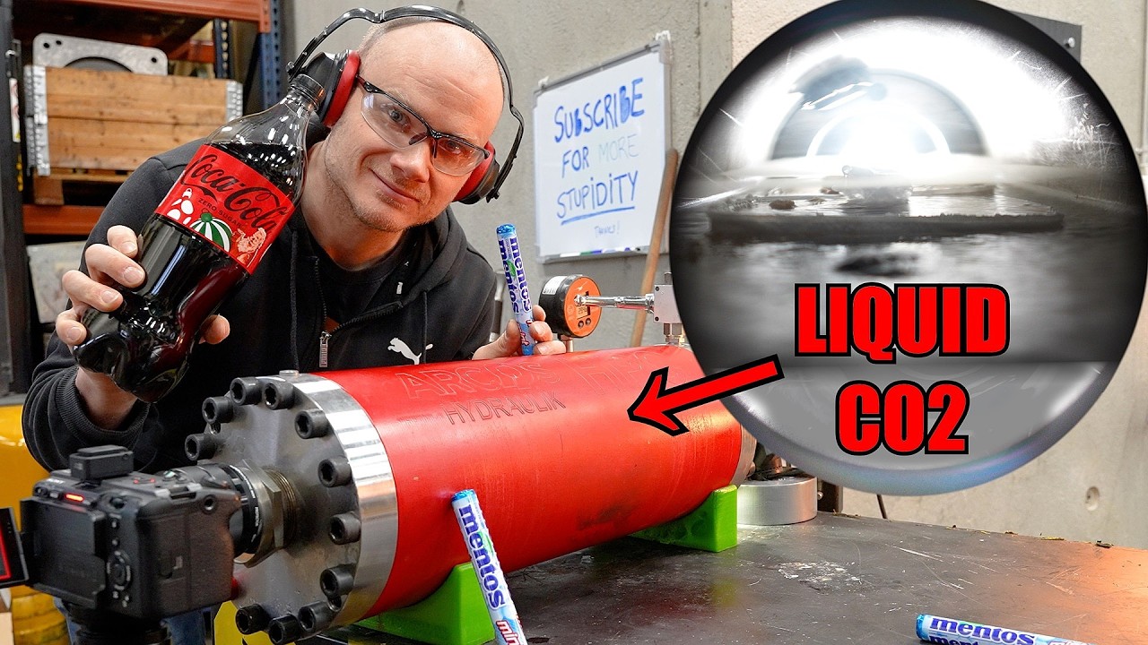 Super-Critical CO2 Cola vs. Mentos &ndash; Will It Explode?