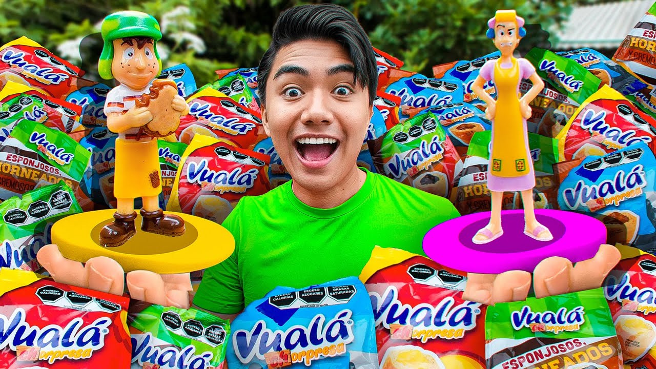 ABRIMOS 100 VUALAS CON JUGUETE😱🤖🍫