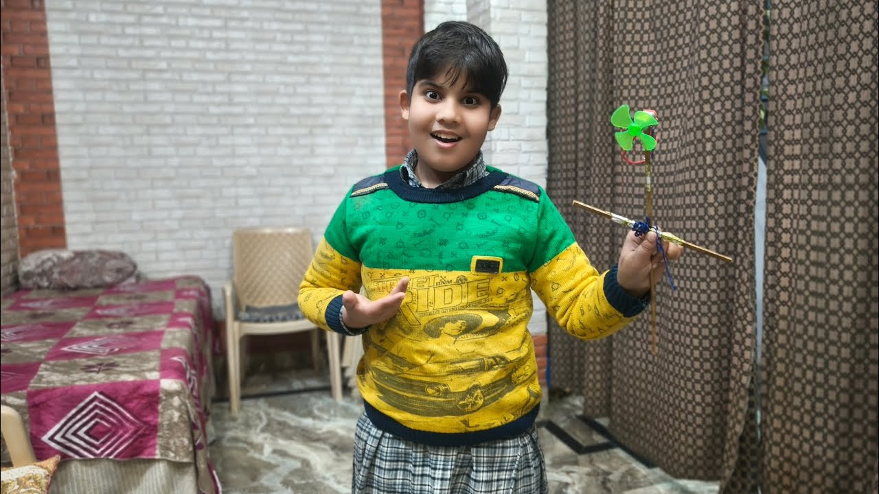 Aahil ne ghar pe drone bana diya 🛩️😲