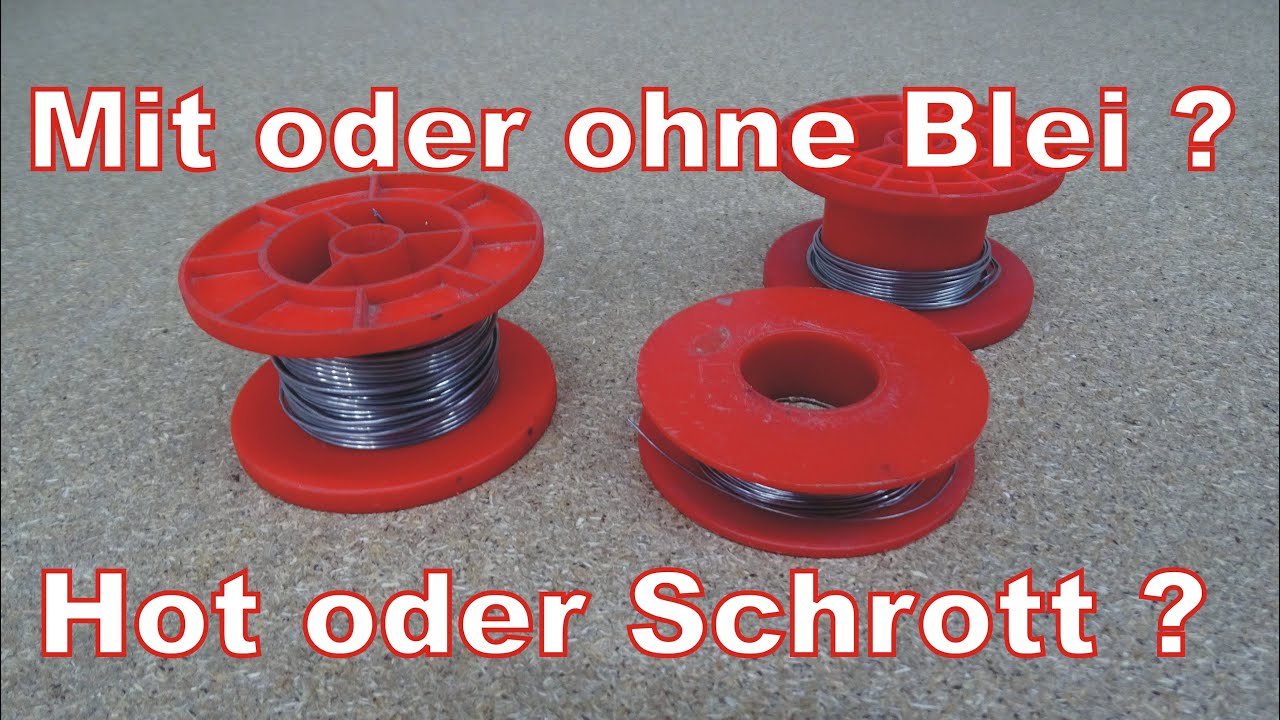 Lötzinn: Verbleit oder Bleifrei oder doch.....so ein Schwachsinn