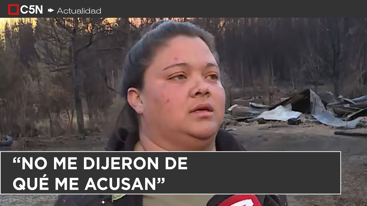 Hablamos en EXCLUSIVA con la mujer ACUSADA de originar el INCENDIO en CHUBUT