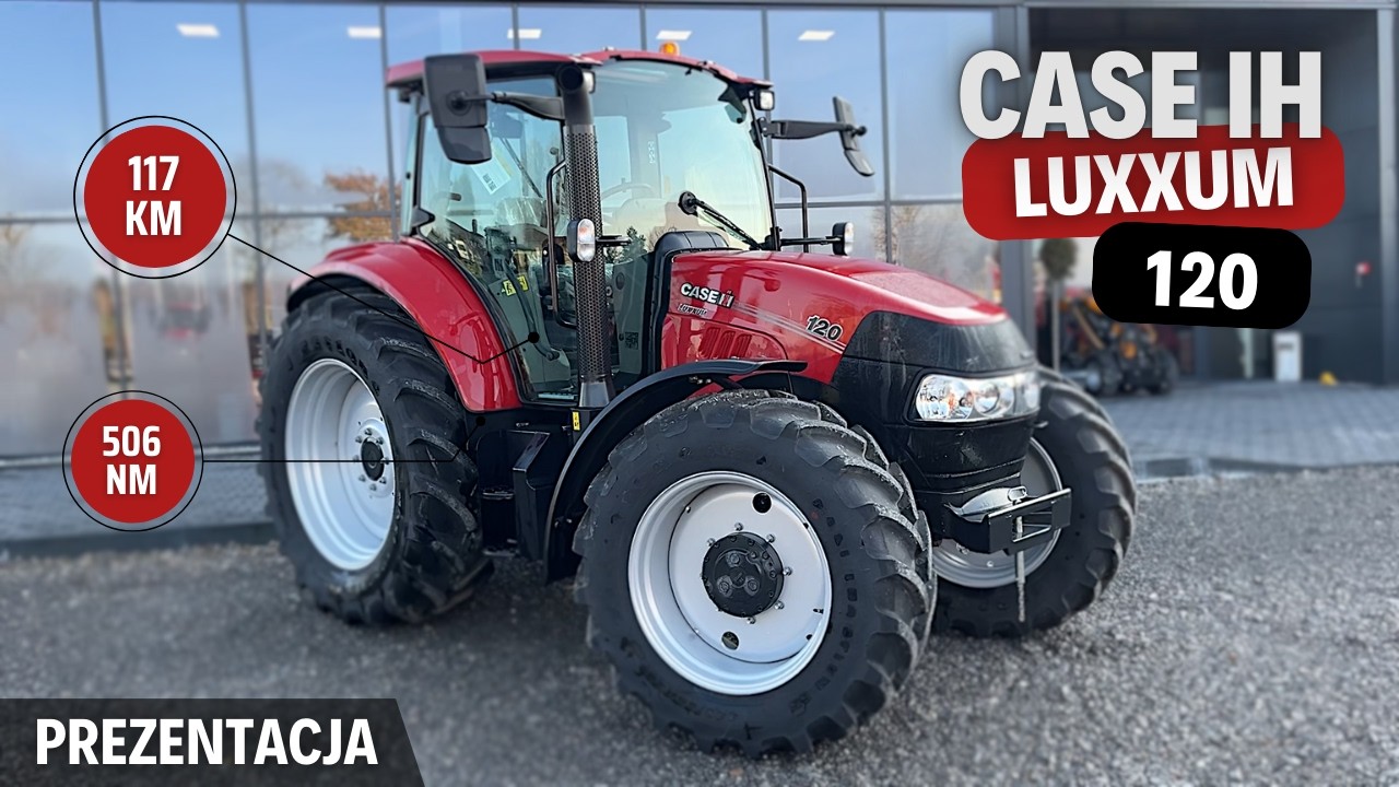 CASE IH LUXXUM - luxx ciągnik powyżej 100 KM | Prezentacja / test ciągnika