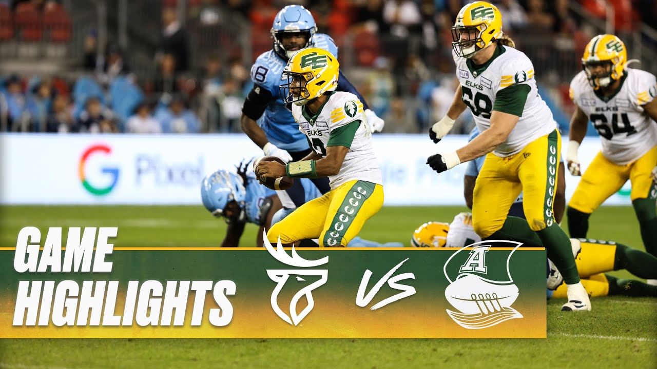 GAME HIGHLIGHTS: Week 18 - Edmonton Elks at Toronto Argonauts 23.10.06
