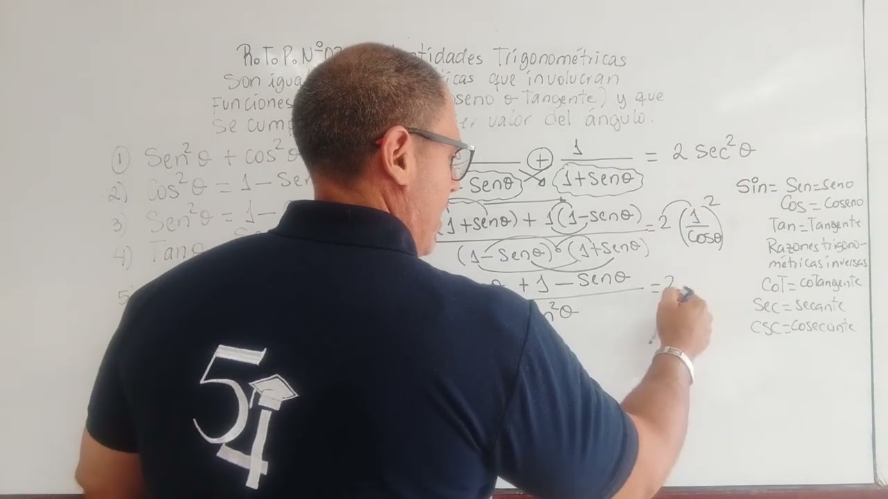 Identidades trigonométricas. 