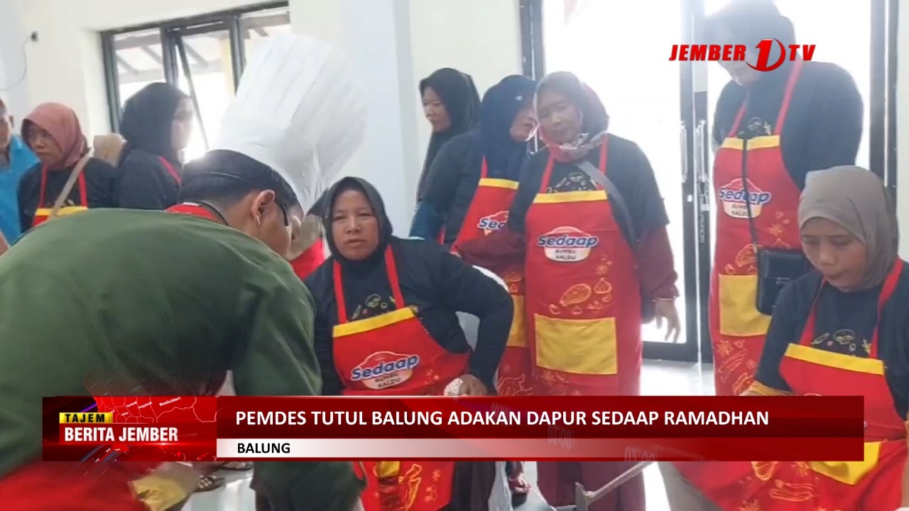 PEMDES TUTUL BALUNG ADAKAN DAPUR SEDAAP RAMADHAN