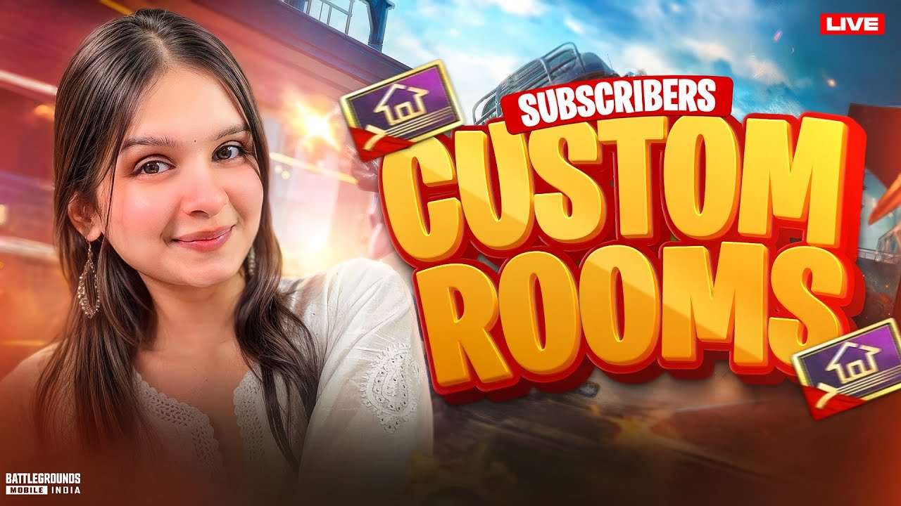 BGMI Custom Rooms | BGMI Live
