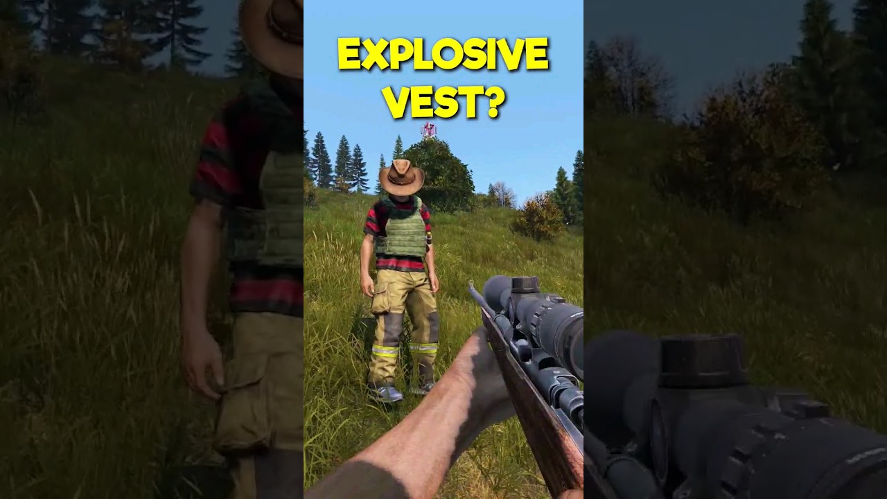 DayZ Tip #19 - Can you shoot a grenade off a vest?