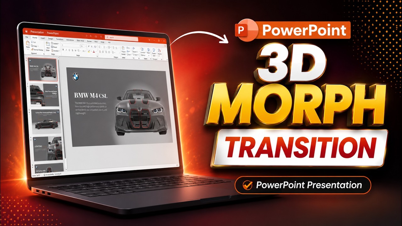 3d Morph Animation | 3d Morph PowerPoint | Ppt Morph Transition Animation