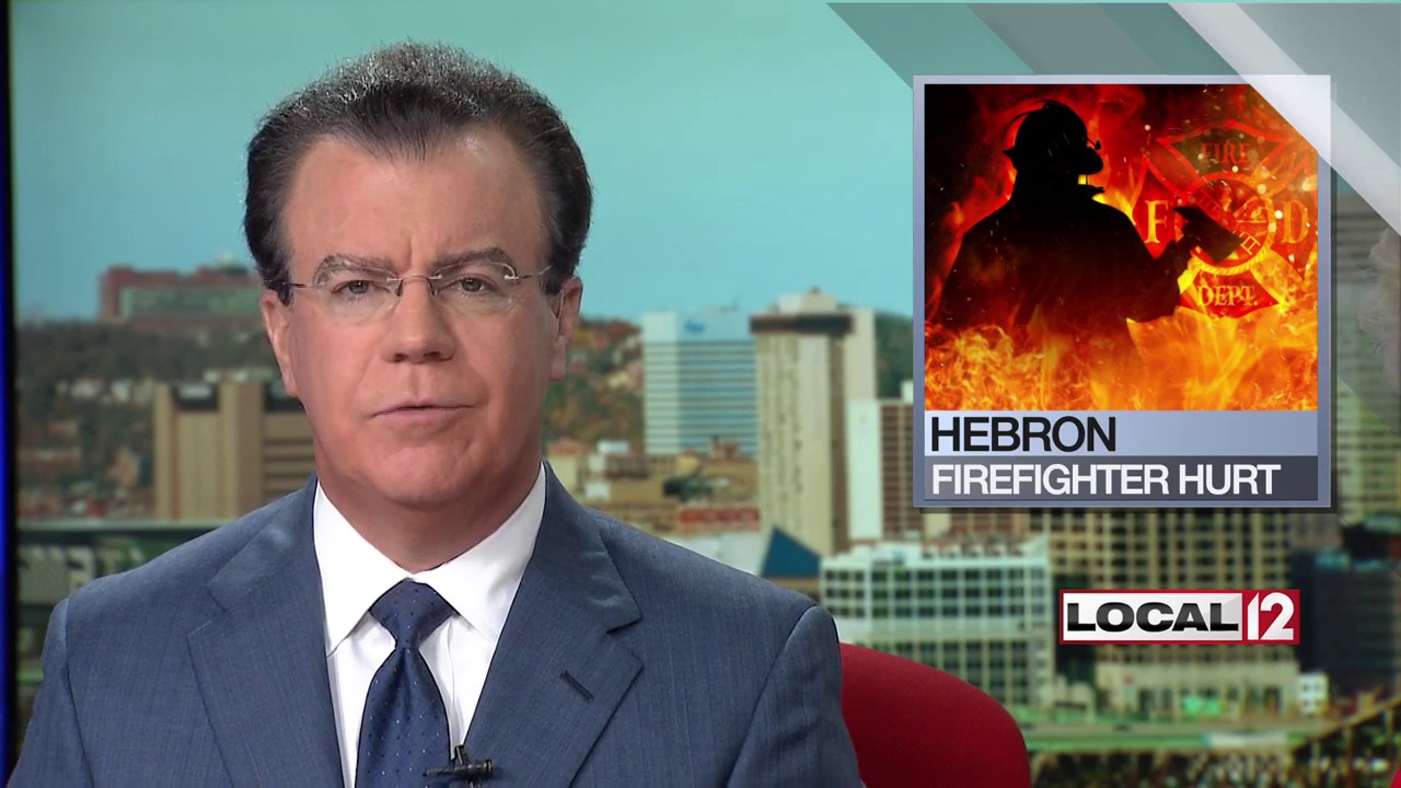 Hebron firefighter injured while burning yard waste