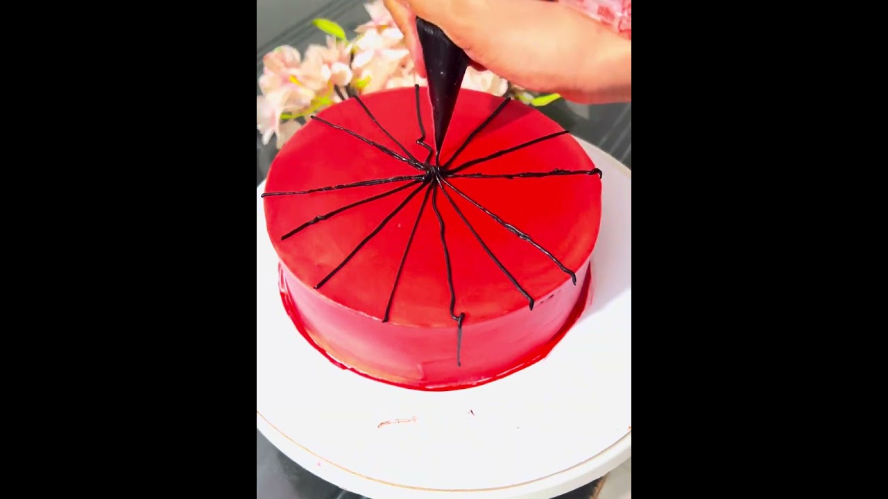 spiderman cake decoration । স্পাইডার কেক 