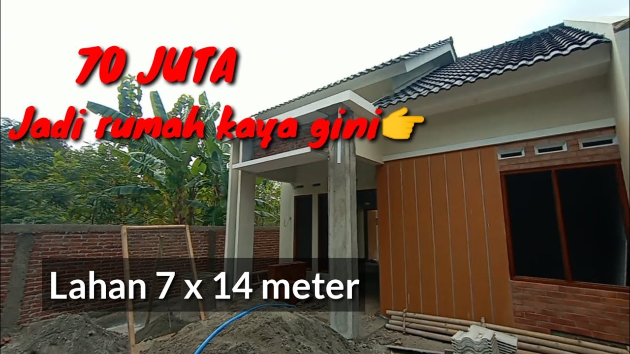 Dana 70 juta jadi Rumah kaya gini#rumahminimalis2021#bangunrumah