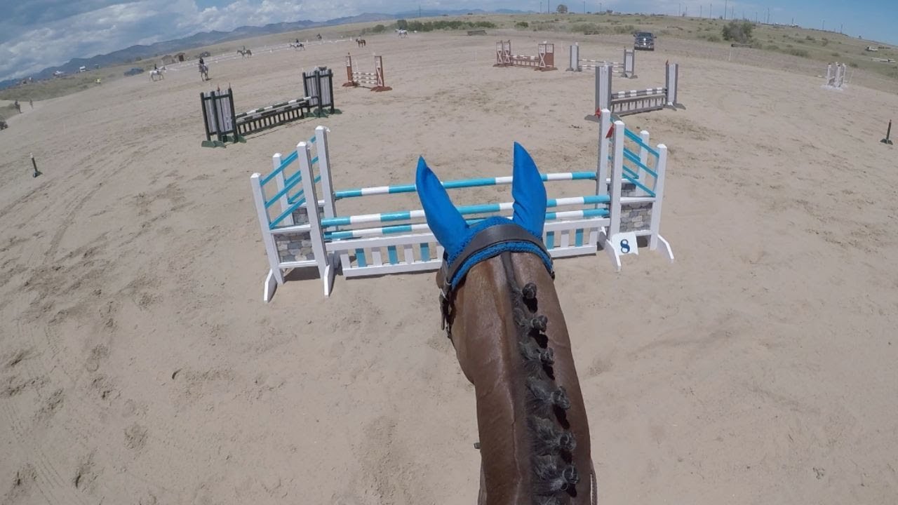 Helmet Cam: Lola {Beginner Novice - Show Jumping | 2020 Jul. Spring Gulch H.T.}