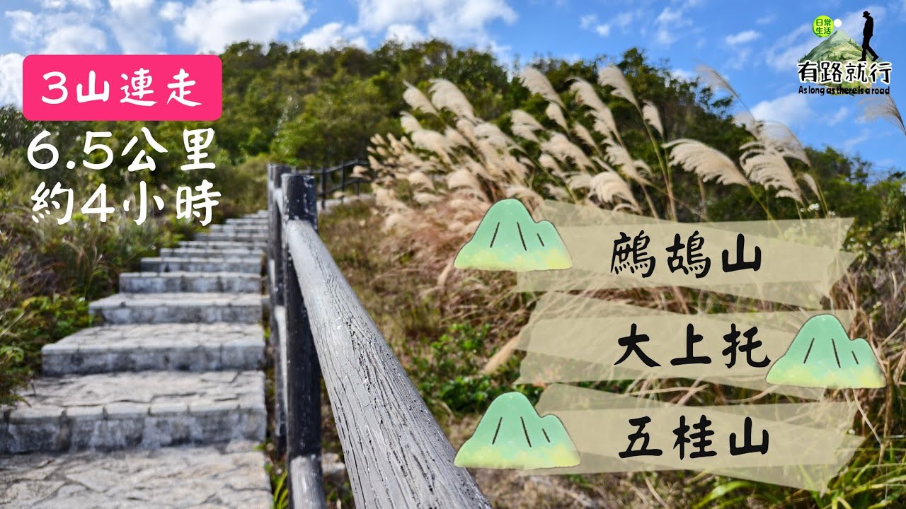 鷓鴣山👉大上托👉五桂山|3山連走|6.5公里|約4小時|途經夏威夷瀑布✌️✌️