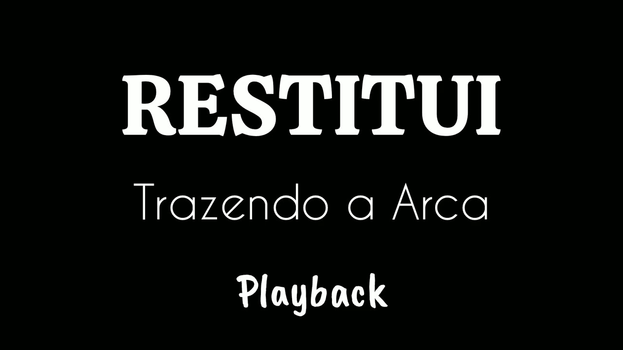 RESTITUI - Toque no Altar / Playback