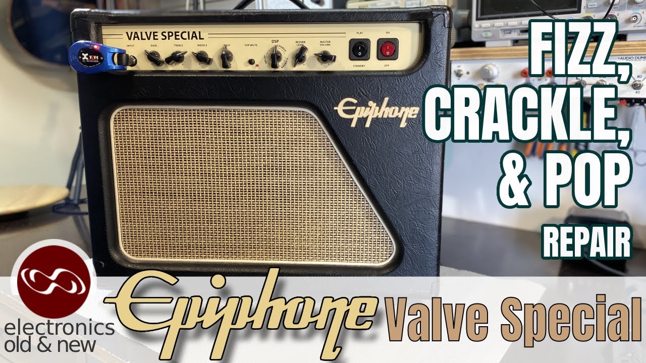 Repair of Fizz, Crackle and Pop on Epiphone Valve Special. What has this got to do with tube radios?