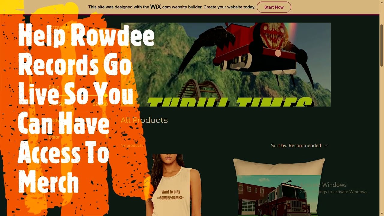 RowdeeGames. Not a good look. But it's been Updated. Too dumb too see aren't you!