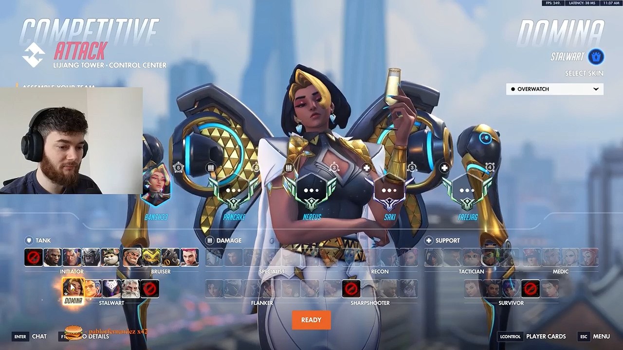 POV: Дафран пробует режим DOMINA в Overwatch | 18K урона | Геймплей 1 сезона