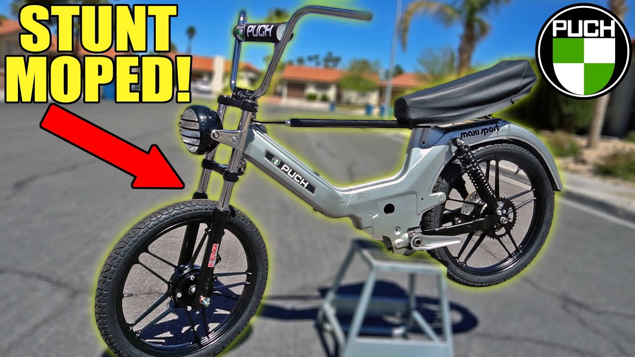 Строим ЛУЧШИЙ трюковой мопед Puch Maxi!