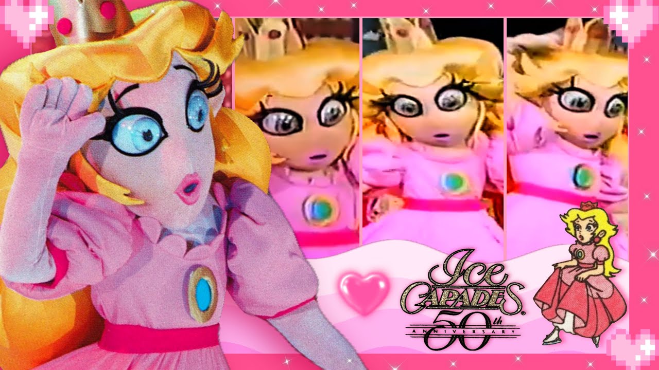 💗 Super Mario Bros Ice Capades (1989) - All Princess Peach Moments 💗