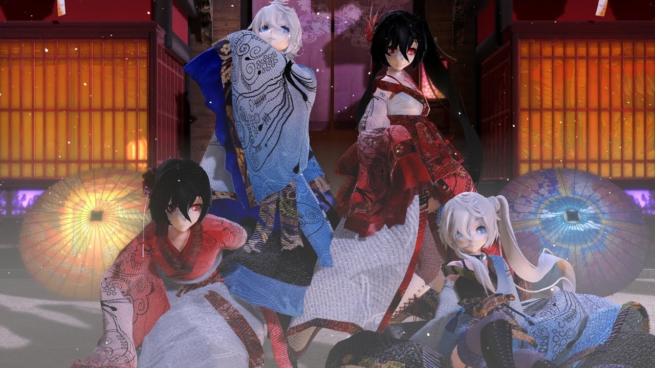 [MMD] TDA Maiden Dance Costume Kagari&Shirai - Tsugai Kogarashi
