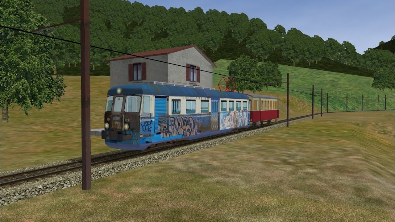 Open Rails: Activity Norcia - Spoleto con FGC A6 + C50