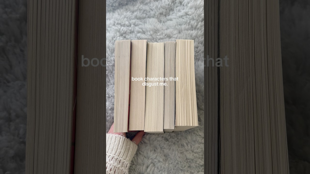 i HATE these characters #books #booktok #booktube #fyp