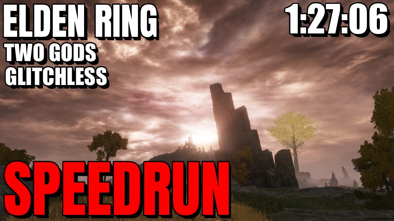FINIR LE JEU ET SON DLC EN - 1H28 SANS GLITCH | SPEEDRUN ELDEN RING TWO GODS RESTRICTED