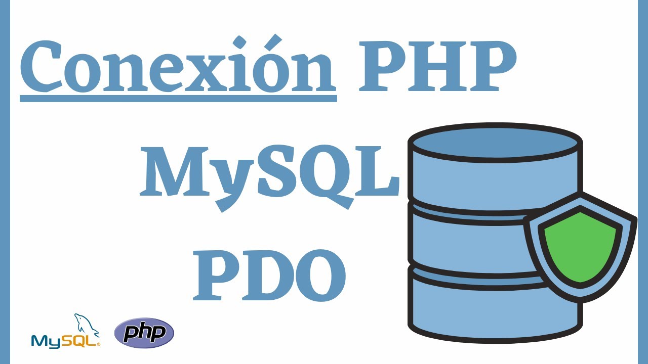 como conectar una base de datos MySQL con PHP y PDO ✅​
