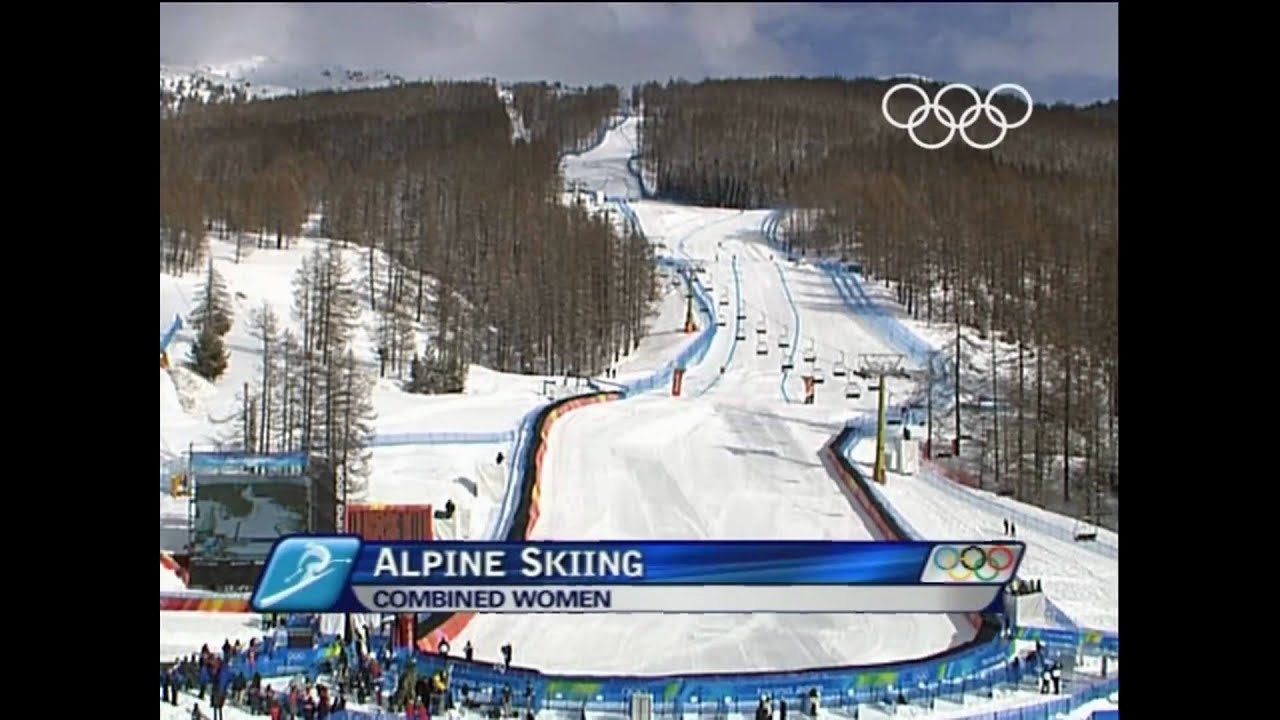 Kostelic - Alpine Skiing - Women's Combined - Downhill - Turin 2006 Winter Olympic Games