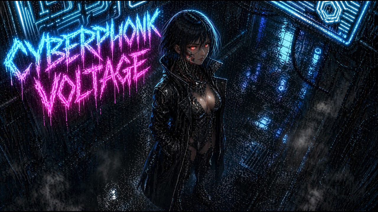 Dark Phonk Mix ⚡ Cyberphonk Voltage (No Copyright) | Cyberpunk BGM [2 Hours] | CyberPhonk Tokyo