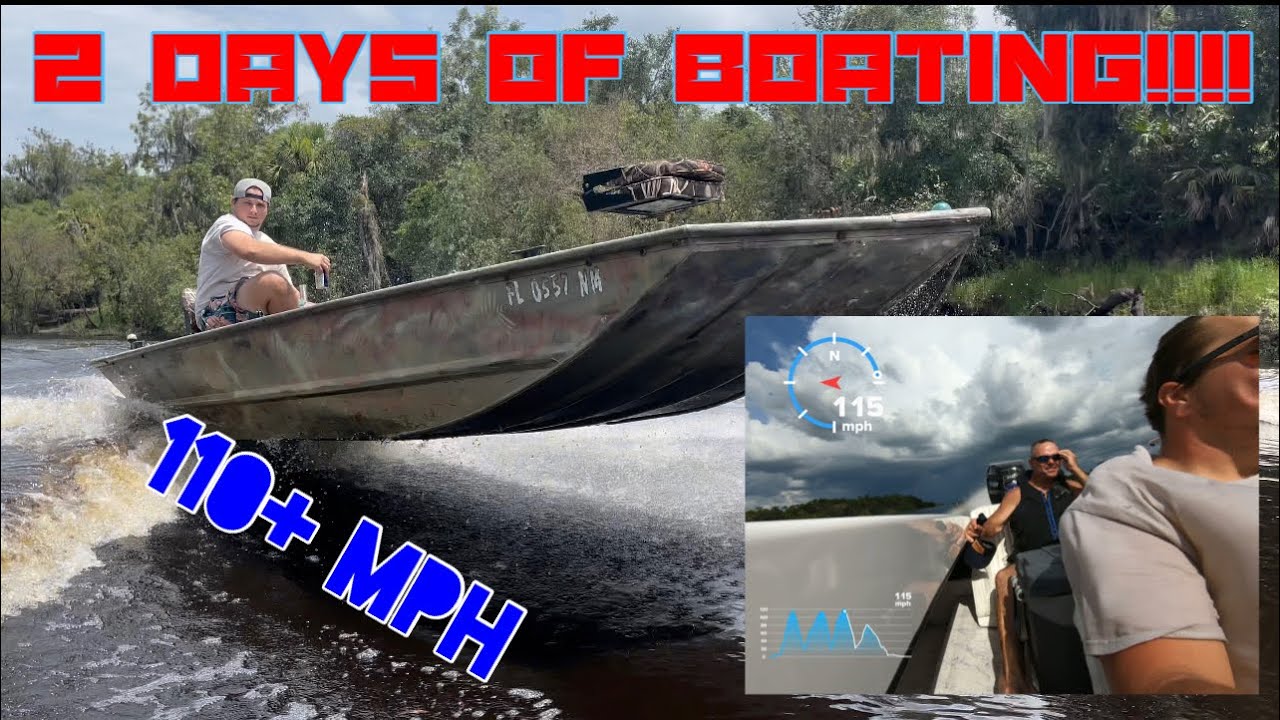 A day of ripping jon boats and a day of race boats