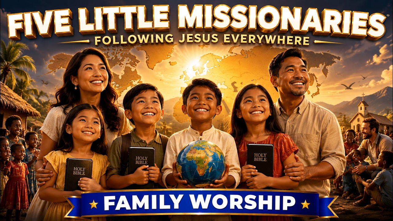 Five Little Missionaries | Christian Kids Song About Following Jesus