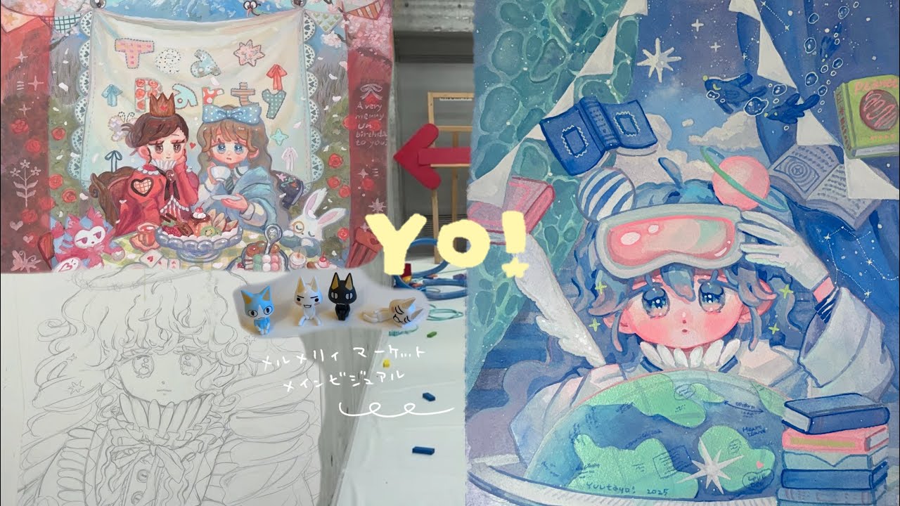 メイキング+2月のARTvlog🧵🤎