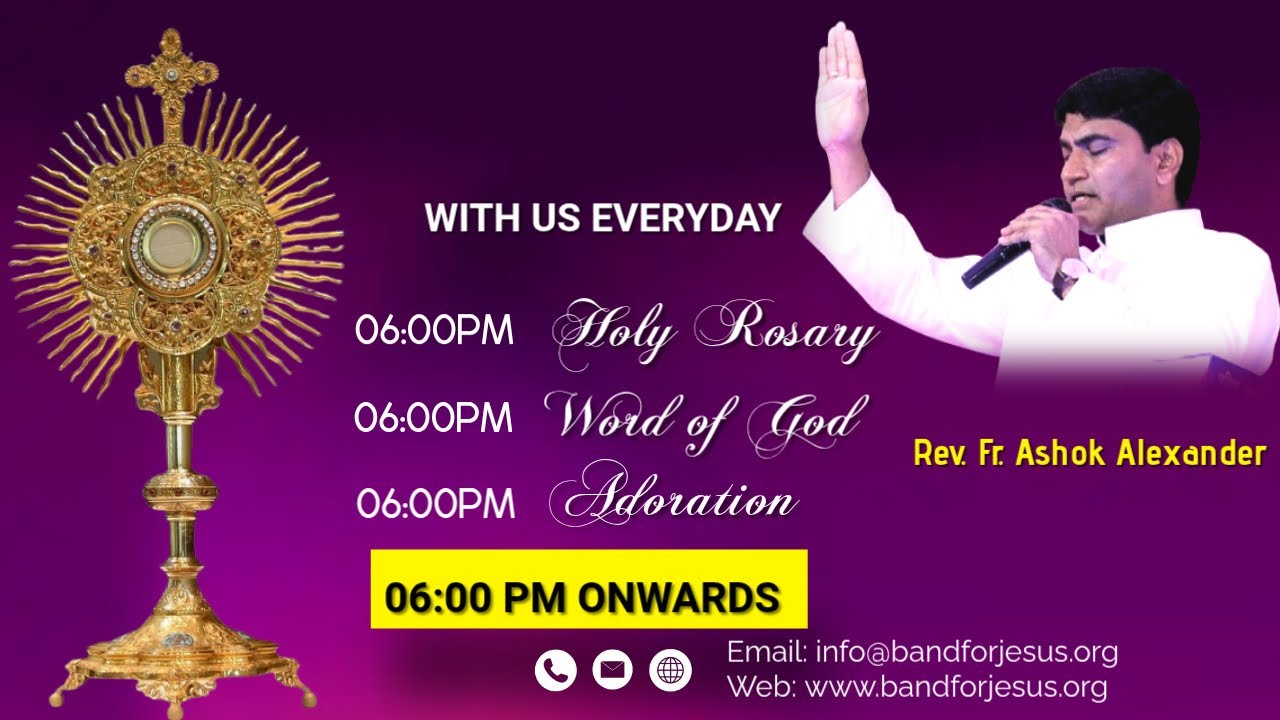 🔴 LIVE HOLY ROSARY, WORD OF GOD & ADORATION || 28 JAN. 2026 || B4JESUS WORSHIP MINISTRIES